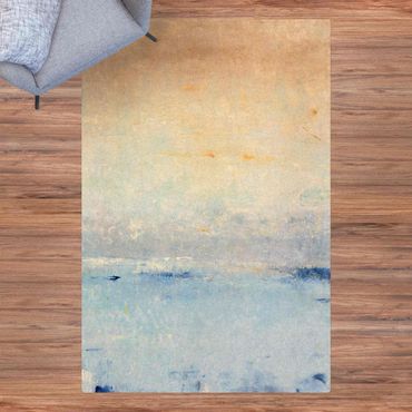 Cork mat - Sun Flowing Into The Ocean - Portrait format 2:3