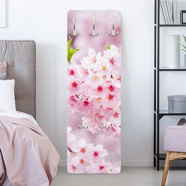 Coat rack modern - Japanese Cherry Blossoms
