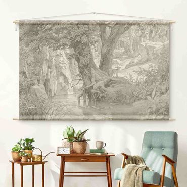 Tapestry - Johann Wilhelm Schirmer - Woodlands
