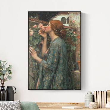 Print with acoustic tension frame system - John William Waterhouse - The Soul Of The Rose