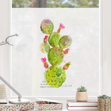 Window decoration - Cactus With Bible Verse III