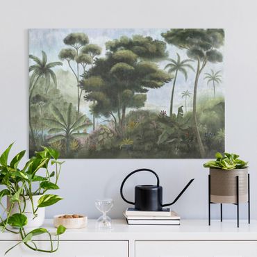 Print on canvas - Caribbean Jungle - Landscape format 3x2