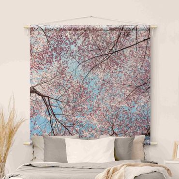 Tapestry - Cherry Branches And Blue Skies