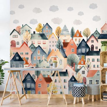 Wallpaper - Small Skandi City
