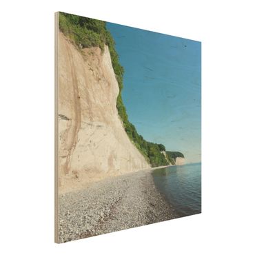 Wood print - Chalk Cliffs Of Rügen