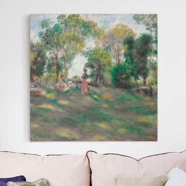 Print on canvas - Auguste Renoir - Landscape With Figures