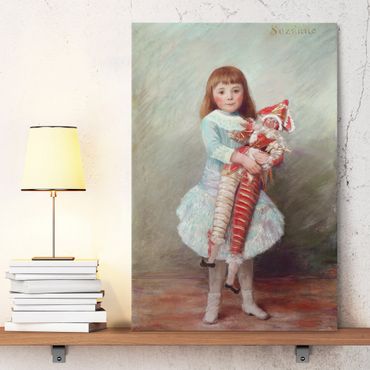 Print on canvas - Auguste Renoir - Suzanne with Harlequin Puppet