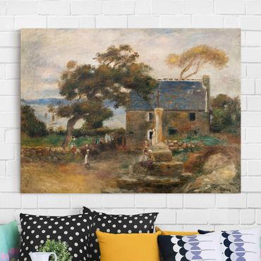 Print on canvas - Auguste Renoir - Treboul Near Douardenez, Brittany