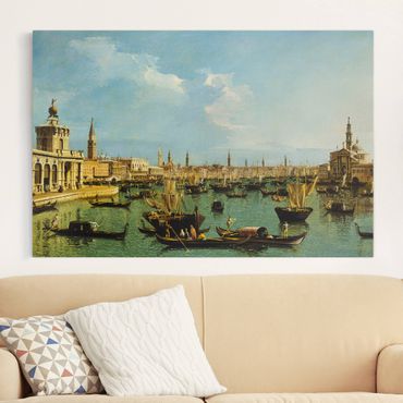 Print on canvas - Bernardo Bellotto - Bacino di San Marco, Venedig