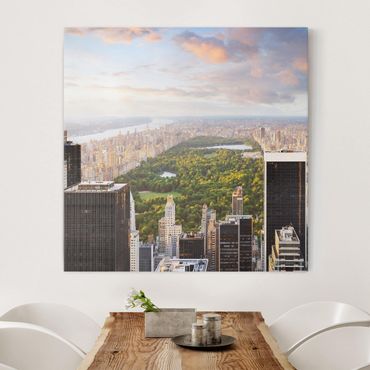 Print on canvas - Overlooking Central Park