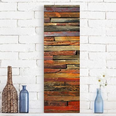 Print on canvas - Stack of Planks