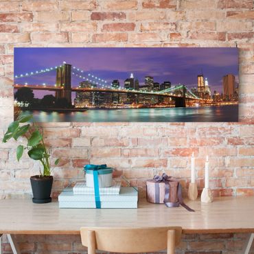 Print on canvas - Brooklyn Bridge In New York City