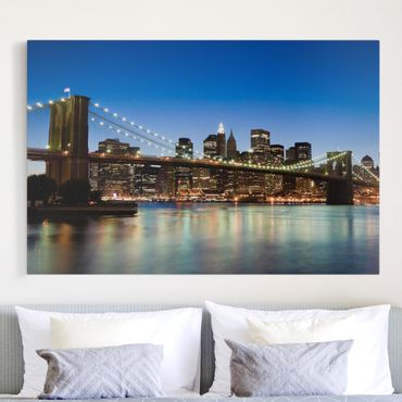 Print on canvas - Brooklyn Bridge In New York