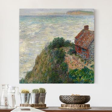 Print on canvas - Claude Monet - Fisherman's house at Petit Ailly