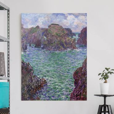 Print on canvas - Claude Monet - Port-Goulphar, Belle-Île