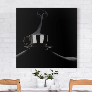 Print on canvas - Coffee in Bed