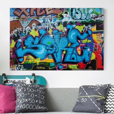 Print on canvas - Colours of Graffiti