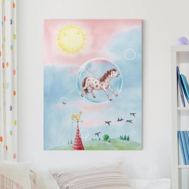 Print on canvas - Bubble Pony