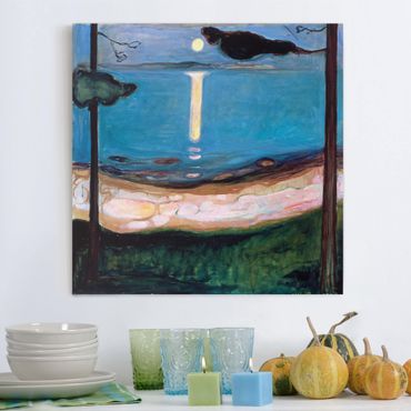 Print on canvas - Edvard Munch - Moon Night