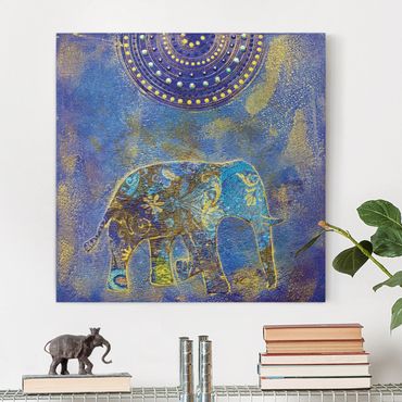 Print on canvas - Elephant In Marrakech