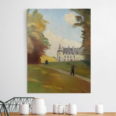 Print on canvas - Emile Bernard - At Tanlay Castle