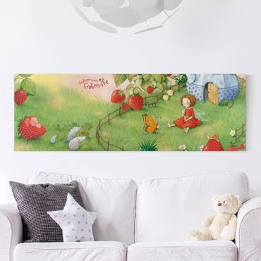 Print on canvas - Little Strawberry Strawberry Fairy - In The Garden