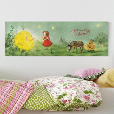 Print on canvas - Little Strawberry Strawberry Fairy- Moon Landing