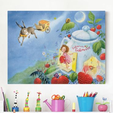 Print on canvas - Little Strawberry Strawberry Fairy - Donkey Casimir