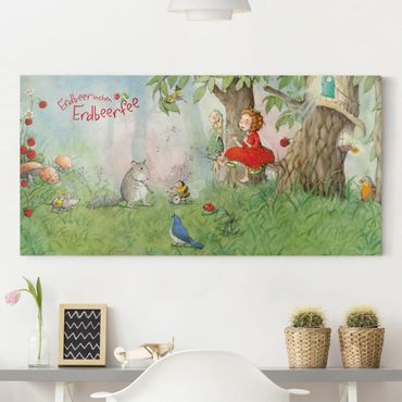 Print on canvas - Little Strawberry Strawberry Fairy - Making Music Together
