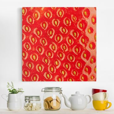 Print on canvas - Strawberry Structure