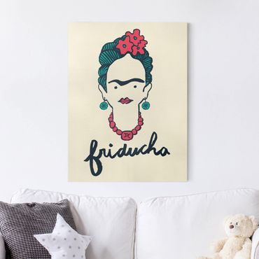 Print on canvas - Frida Kahlo - Friducha