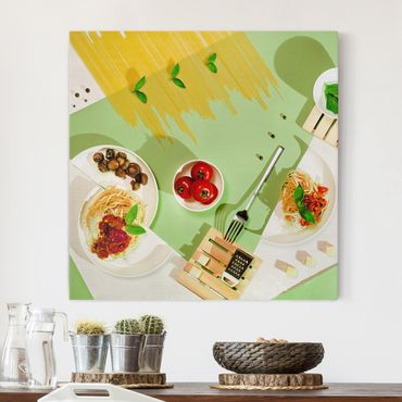 Print on canvas - Geometry In The Kitchen