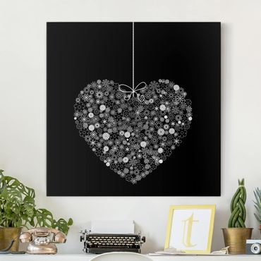 Print on canvas - Heart Giveaway
