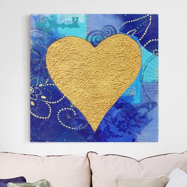 Print on canvas - Heart Of Gold
