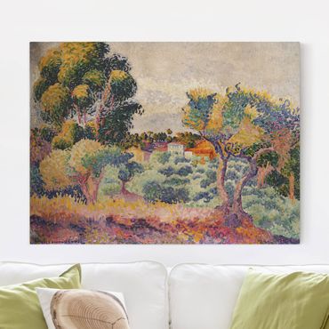 Print on canvas - Henri Edmond Cross - Eucalyptus And Olive Grove