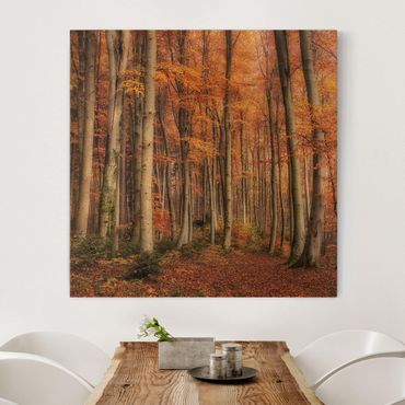 Print on canvas - Autumn Stroll