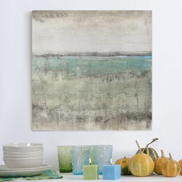Print on canvas - Horizon Over Turquoise I