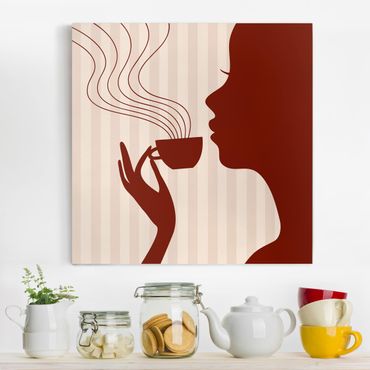 Print on canvas - Hot Coffee
