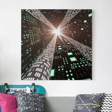 Print on canvas - Information Highway