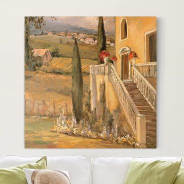 Print on canvas - Italian Countryside - Porch