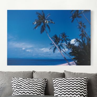 Print on canvas - Mauritius Beach