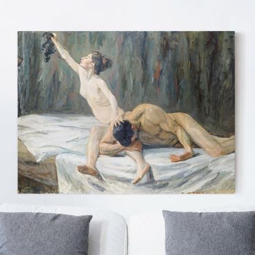 Print on canvas - Max Liebermann - Samson And Delilah