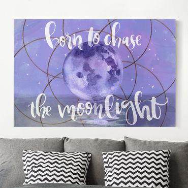 Print on canvas - Moon Child - Moonlight