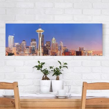 Print on canvas - Nightlife Of Seattle