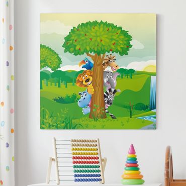 Print on canvas - No.BF1 Jungle Animals
