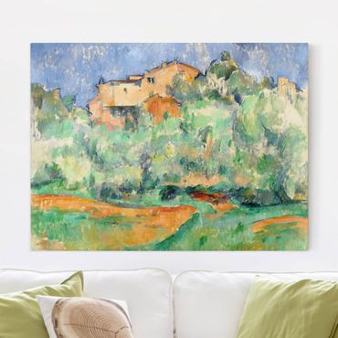 Print on canvas - Paul Cézanne - House And Dovecote At Bellevue