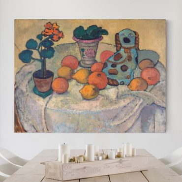 Print on canvas - Paula Modersohn-Becker - Still Life With Oranges And Stoneware Dog