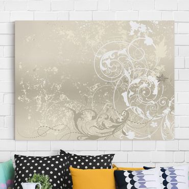 Print on canvas - Mother Of Pearl Ornament Design