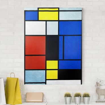 Print on canvas - Piet Mondrian - Tableau No. 1