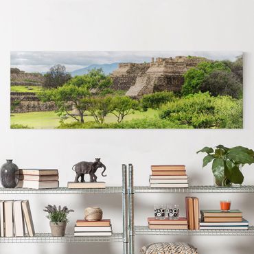 Print on canvas - Pyramid Of Monte Alban